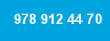 978 912 44 70 978 912 44 70